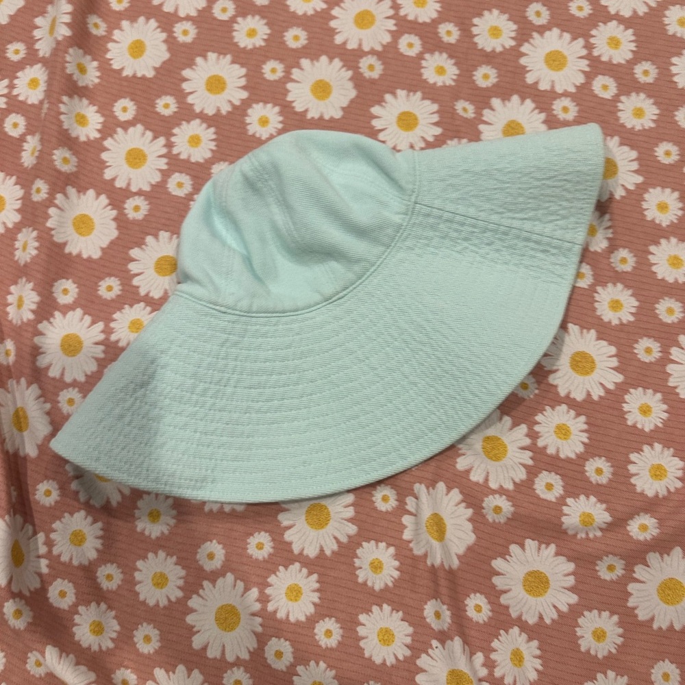 Lacoste Sky Blue/ aqua blue reversible Sun Hat - Picture 5 of 13